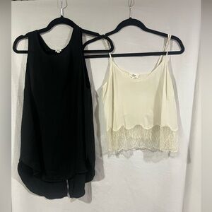 2 Babaton silk camisoles medium